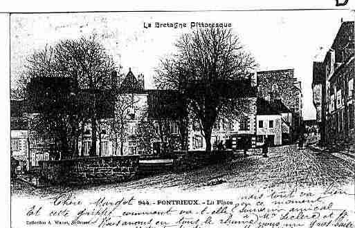 Ville de PONTRIEUX Carte postale ancienne